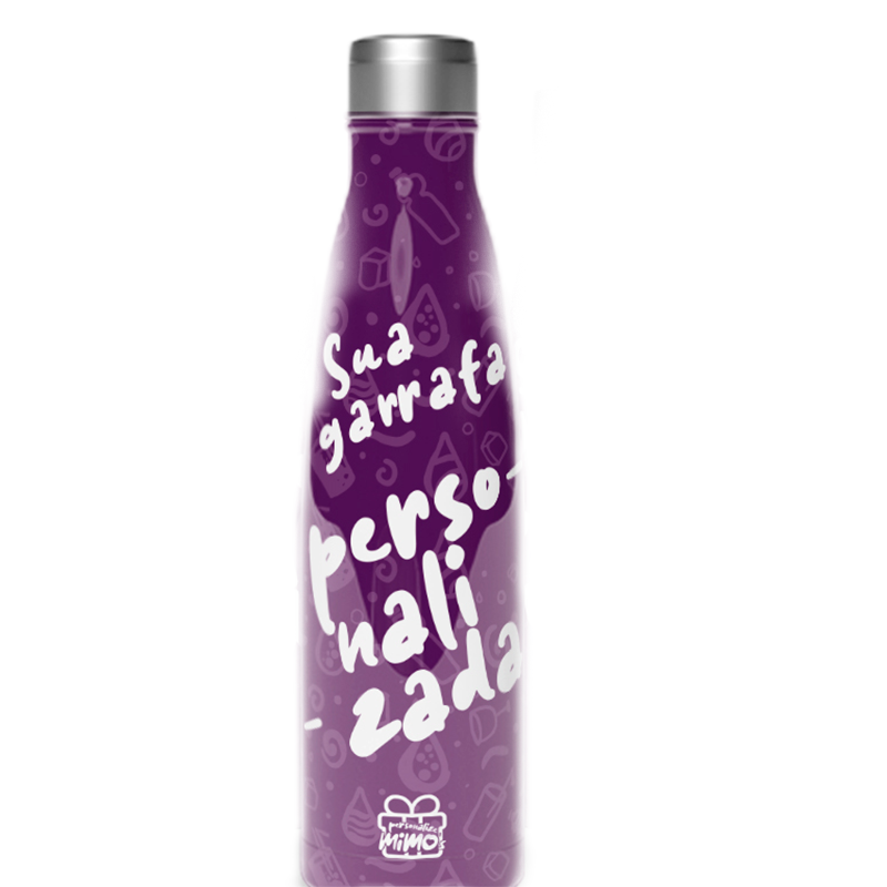 Garrafa de Aluminio Personalizada em Sublimação